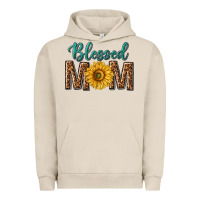Pigment French Oak western blessed mom with sunflower Urban Hoodie - texasbilliewilder