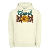 Pigment Pistachio western blessed mom with sunflower Urban Hoodie - texasbilliewilder