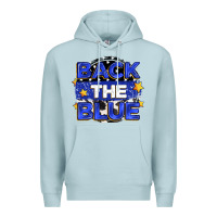 Blue Mist back the blue Premium Hoodie - Zillion Design Studio
