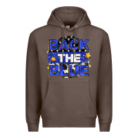 Coffee back the blue Premium Hoodie - Zillion Design Studio