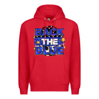 Red back the blue Premium Hoodie - Zillion Design Studio