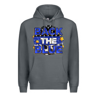 Rock back the blue Premium Hoodie - Zillion Design Studio