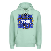Seafoam back the blue Premium Hoodie - Zillion Design Studio