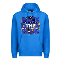 True Royal back the blue Premium Hoodie - Zillion Design Studio