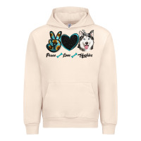 Sandshell peace love huskies Urban Hoodie - RanaPortraitStore