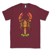 Burgundy lobster Classic Tee - BarkalooDesign