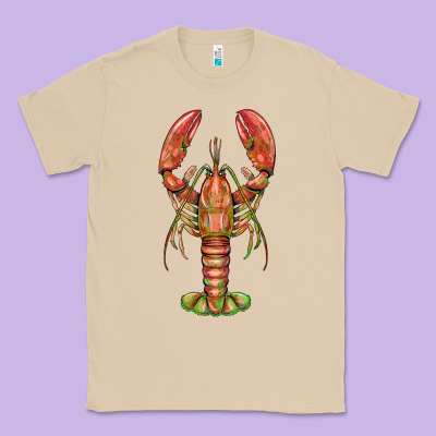 Lobster Classic Tee Designed By Barkaloodesign