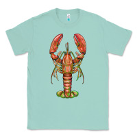 Seafoam lobster Classic Tee - BarkalooDesign