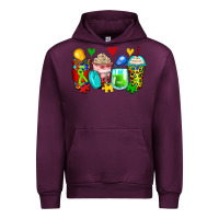Mauve Wine autism coffee cups Urban Hoodie - Zillion Design Studio