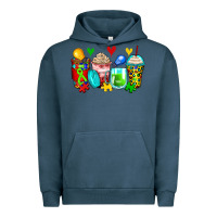 Pigment Midnight Navy autism coffee cups Urban Hoodie - Zillion Design Studio