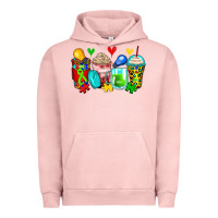 Pigment Salmon autism coffee cups Urban Hoodie - Zillion Design Studio