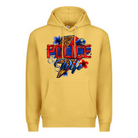 Antique Gold police wife with lightning bolt Premium Hoodie - Zillion Design Studio