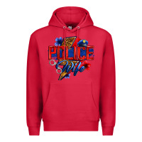 Cardinal police wife with lightning bolt Premium Hoodie - Zillion Design Studio