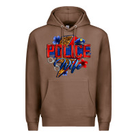 Chestnut police wife with lightning bolt Premium Hoodie - Zillion Design Studio