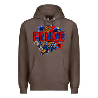 Coffee police wife with lightning bolt Premium Hoodie - Zillion Design Studio