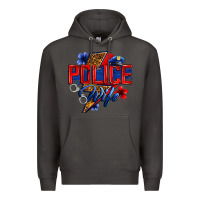 Smoke police wife with lightning bolt Premium Hoodie - Zillion Design Studio
