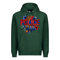 Sports Green police wife with lightning bolt Premium Hoodie - Zillion Design Studio