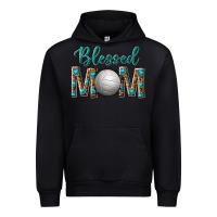 Black western blessed mom with volleyball Urban Hoodie - texasbilliewilder