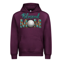 Mauve Wine western blessed mom with volleyball Urban Hoodie - texasbilliewilder