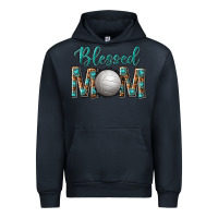 Navy western blessed mom with volleyball Urban Hoodie - texasbilliewilder