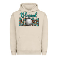 Pigment French Oak western blessed mom with volleyball Urban Hoodie - texasbilliewilder