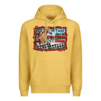 Antique Gold all i want for christmas is a horse  with farm Premium Hoodie - RanaPortraitStore