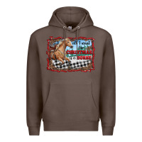 Coffee all i want for christmas is a horse  with farm Premium Hoodie - RanaPortraitStore
