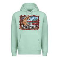 Seafoam all i want for christmas is a horse  with farm Premium Hoodie - RanaPortraitStore