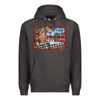 Smoke all i want for christmas is a horse  with farm Premium Hoodie - RanaPortraitStore