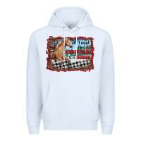 White all i want for christmas is a horse  with farm Premium Hoodie - RanaPortraitStore