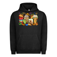 Pigment Black tacos coffee cups Urban Hoodie - Zillion Design Studio