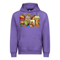 Tulip tacos coffee cups Urban Hoodie - Zillion Design Studio