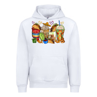 White tacos coffee cups Urban Hoodie - Zillion Design Studio