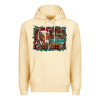 Pina Colada all i want for christmas is a cow longhorn Premium Hoodie - RanaPortraitStore