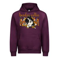 Mauve Wine western border collie mom Urban Hoodie - texasbilliewilder
