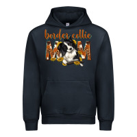 Navy western border collie mom Urban Hoodie - texasbilliewilder