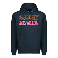 Navy groovy mama Premium Hoodie - texasbilliewilder