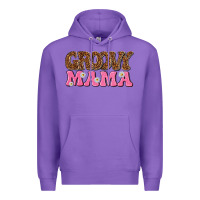 Purple groovy mama Premium Hoodie - texasbilliewilder