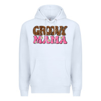 White groovy mama Premium Hoodie - texasbilliewilder