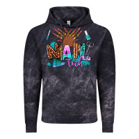 Cloud Black nail tech Vintage Hoodie - AdoDesignShop