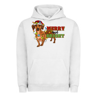 Pigment Lunar Rock merry and bright dachshund Urban Hoodie - RanaPortraitStore
