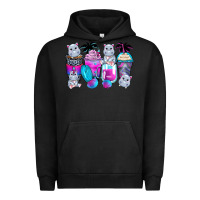 Pigment Black hippopotamus coffee cups Urban Hoodie - Zillion Design Studio