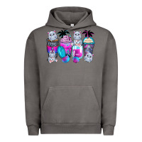 Pigment Tornado hippopotamus coffee cups Urban Hoodie - Zillion Design Studio