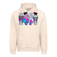 Sandshell hippopotamus coffee cups Urban Hoodie - Zillion Design Studio