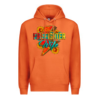 Carrot firefighter wife with lightning bolt Premium Hoodie - Zillion Design Studio