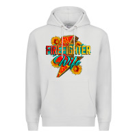 Firefighter Wife With Lightning Bolt Premium Hoodie | Teevron