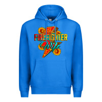 True Royal firefighter wife with lightning bolt Premium Hoodie - Zillion Design Studio