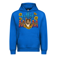 Cobalt western collie mom Urban Hoodie - texasbilliewilder