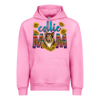 Fuchsia Pink western collie mom Urban Hoodie - texasbilliewilder