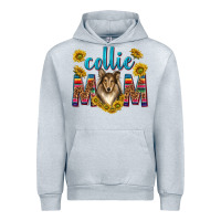 Heather Grey western collie mom Urban Hoodie - texasbilliewilder